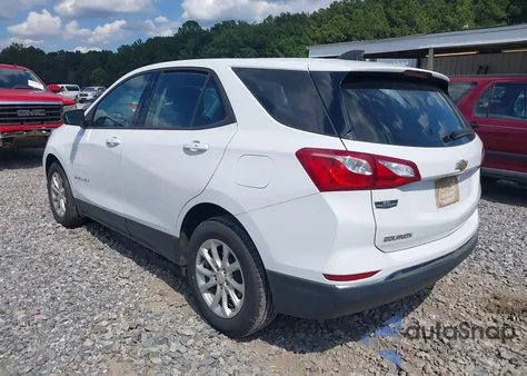2018 Chevrolet Equinox Ls z USA, uszkodzony, nr VIN 2GNAXHEV4J6301454